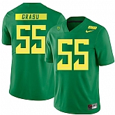 Oregon Ducks 55 Hroniss Grasu Apple Green Nike College Football Jersey Dzhi,baseball caps,new era cap wholesale,wholesale hats